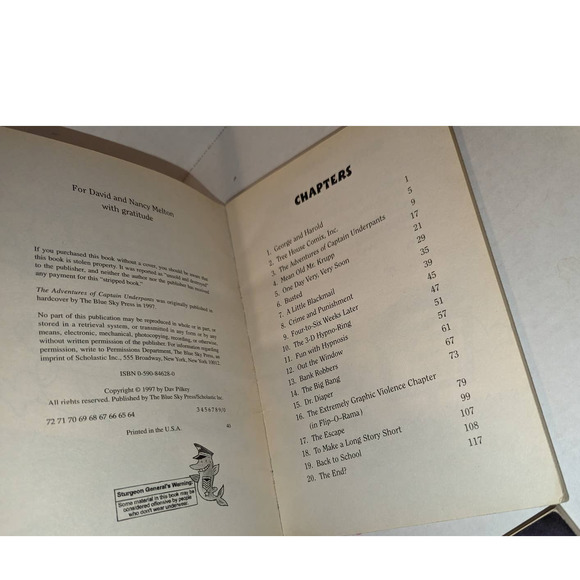 Lot 5 Captain Underpants PB Books Kids Chapter Books Dav Pilkey Nice - Picture 4 of 10